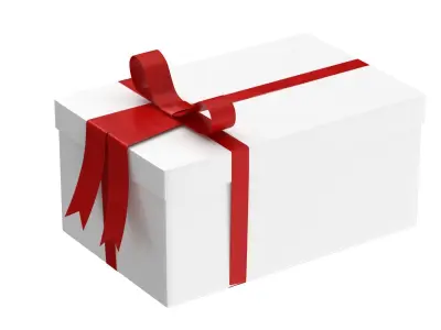 Gift box v3 3D model