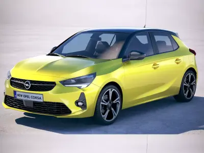 NEW OPEL CORSA 2020 3D model