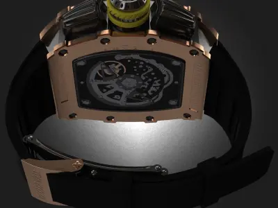 Richard Mille RM 11-03 watch 3D model