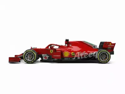 F1 Ferrari SF71H 3D Model High Quality Formula One Racing Car 3D print model