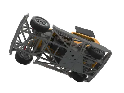 New Zealand Superstock car Scale 1 to 25 3D print model