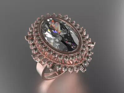 jewelry ring 338 Free 3D print model