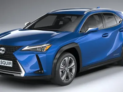 Lexus UX 300e 2021 3D model