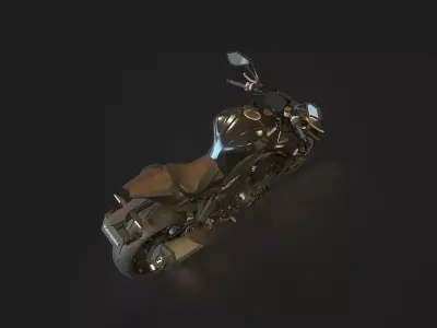 Base model Kawasaki Z 1100 2026 3D model