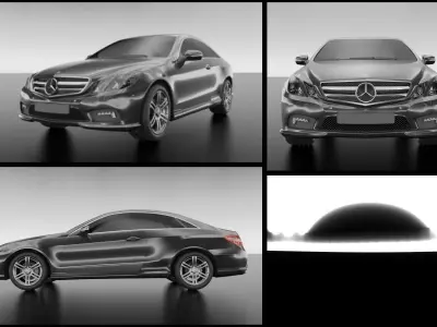 Luxurious 3D Car Studio HDRI Pack 20 Maps  3D model