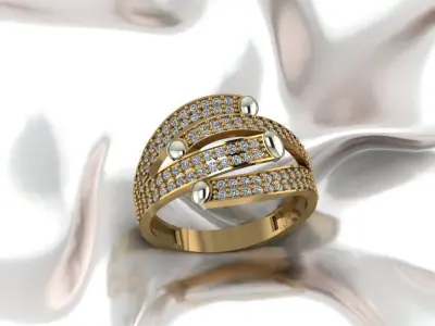 38 TRENDING AND LUXURY UNISEX MENS RINGS 3 DM DETAILS 3D print model