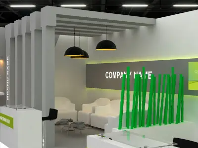 3D Model Exhibition Booth 3D model