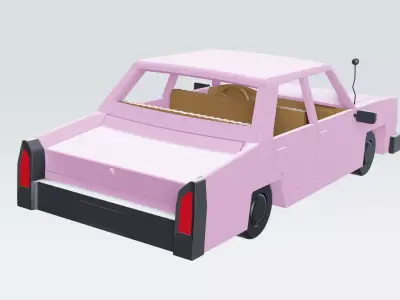 HOMER SIMPSON CAR  3D model