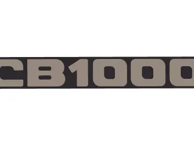 Honda CB 1000 emblem 3D model