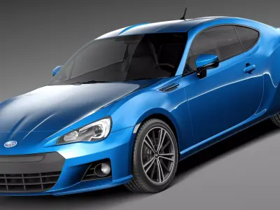 Subaru BRZ 2013 3D model