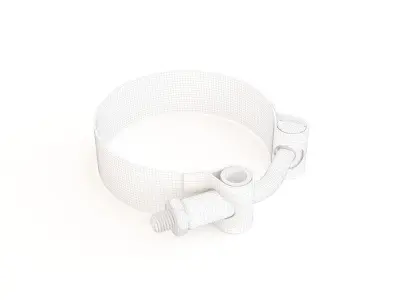 Pipe clamp 03 3D model