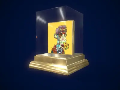 Mutant Ape 26 Gold Club Low-poly 3D model