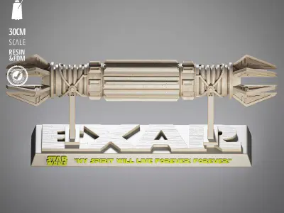 STAR WARS Exar Kun Ligthsaber 3D print model