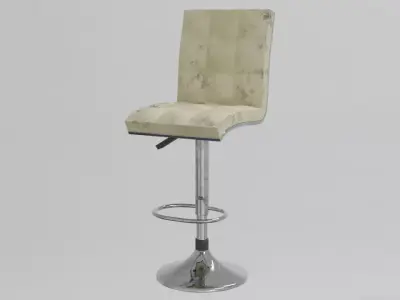 Bar Stool 3D model get