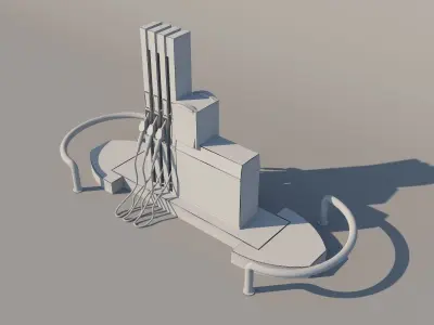 Fuel Dispenser 3D model