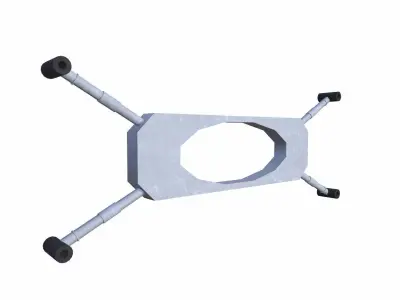 Spacer Low-poly 3D model