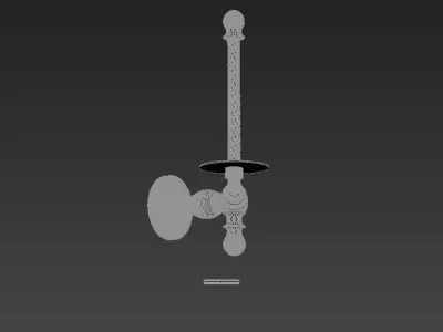 Ottoman Saffron Paper Holder 3D model