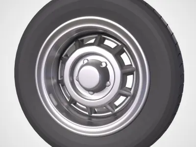 BUICK REGAL GRAND NATIONAL COUPE TYRE RIM 3D print model