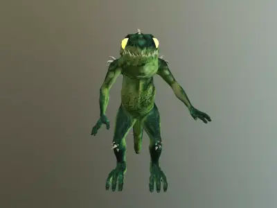 Mirken Acid Spitter Low-poly 3D model