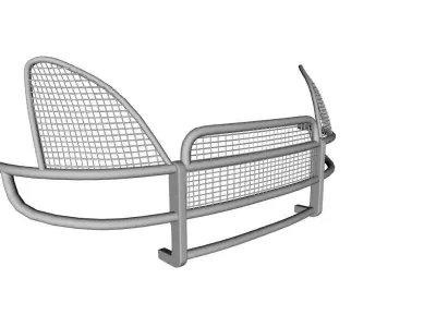 Bumper For Iveco Daily  Low-poly 3D model