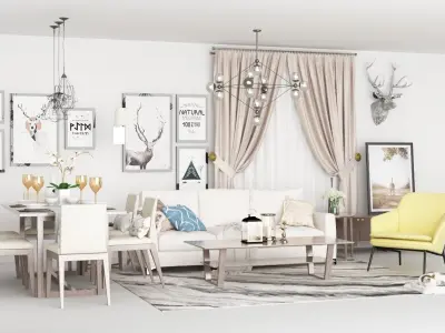 Design Set 1 - Furniture 3D model