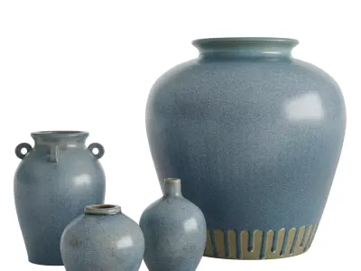 Seehorn Handcrafted Vases 3D model