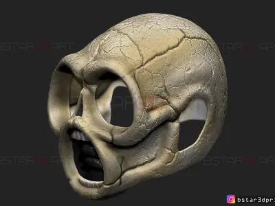 IOWA Sid Wilson Mask - SLIPKNOT Mask - Halloween cosplay 3D print model