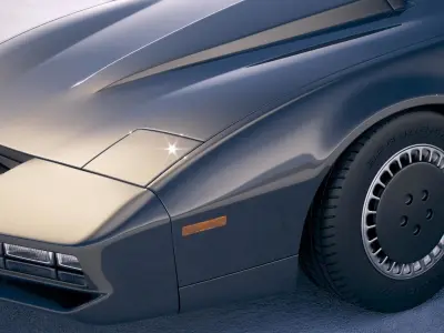 Pontiac Trans Am Kitt 1982 3D model