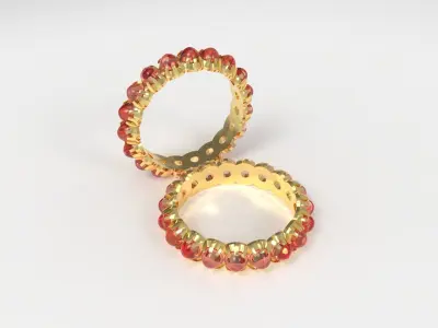 Eternity Ring001 3D print model