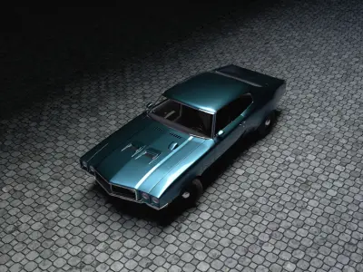 Buick Gsx 1970 3D model