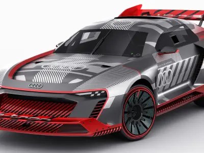 Audi S1 Hoonitron Concept 2021 3D model