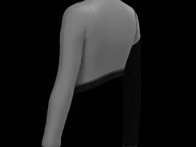  Female mesh log sleeve 3D model