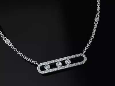 Messika Move Pendant 3D print model