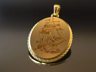 pendant vessel 3D print model