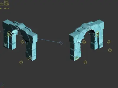 Game The Palace - Shimen 04 3D model