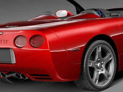 Chevrolet Corvette C5 Convertible 3D Model 3D model