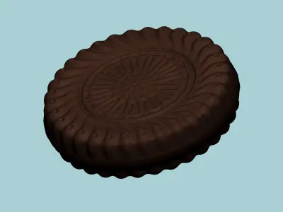 Cookie Mould 01 - Biscuit Silicon Molding 3D print model