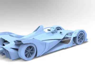 Formula E Gen2  FOR 3D PRINT 3D model