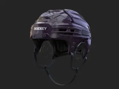 HOCKEY Helmet 3D model purchase