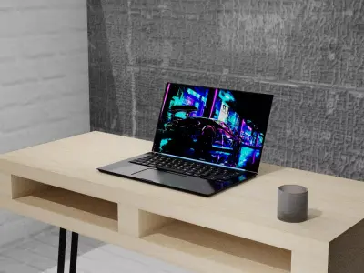 laptop - MacBook Pro Low-poly 3D model