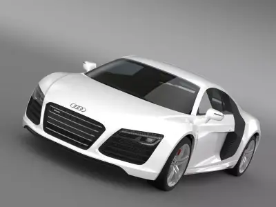 Audi R8 V10 2013 3D model