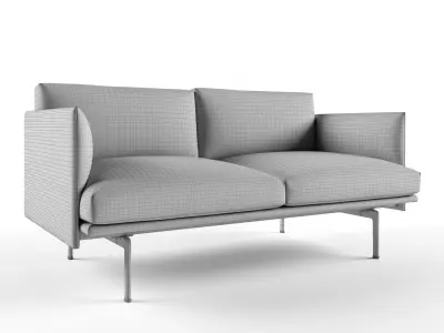 Muuto Outline Sofa 3D model