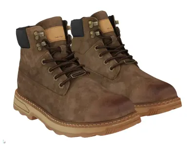 realistics mountain Hiking Boots 3D model Low-poly 3D model