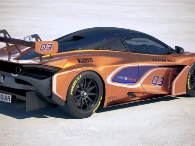 McLaren 720S GT3 2019 3D model