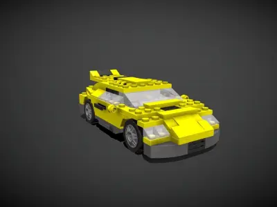 Lego Cool Car 3D model