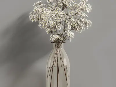 Collaction Plants Bouquet 17 3D model