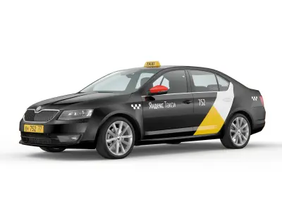 Taxi Car 3D model