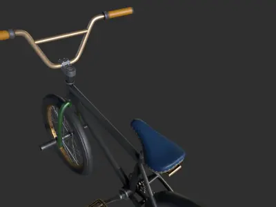 bicycle 3D model by mightyalexone