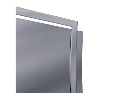 QUA Mirror A4 Corona and Vray 3D model