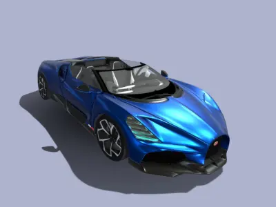 Bugatti mistral 3D model